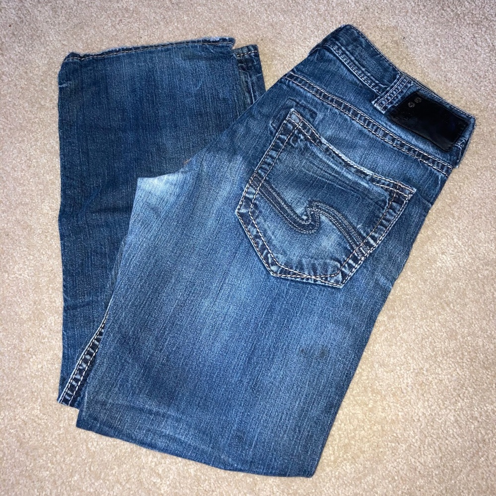 Men’s Silver Jeans
